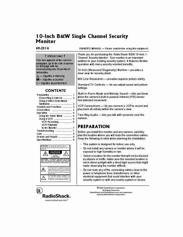 Radio Shack Home Security System 49-2514-page_pdf